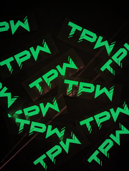 TPW Glow in the Dark Vinyl Decal